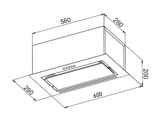 Вытяжка CANDY CVXBI63MGBB